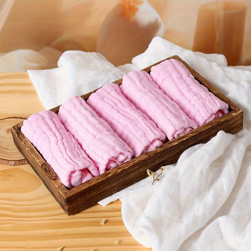Baby & Me™ Soft Baby Wash Cloths – Blush Essentials Set