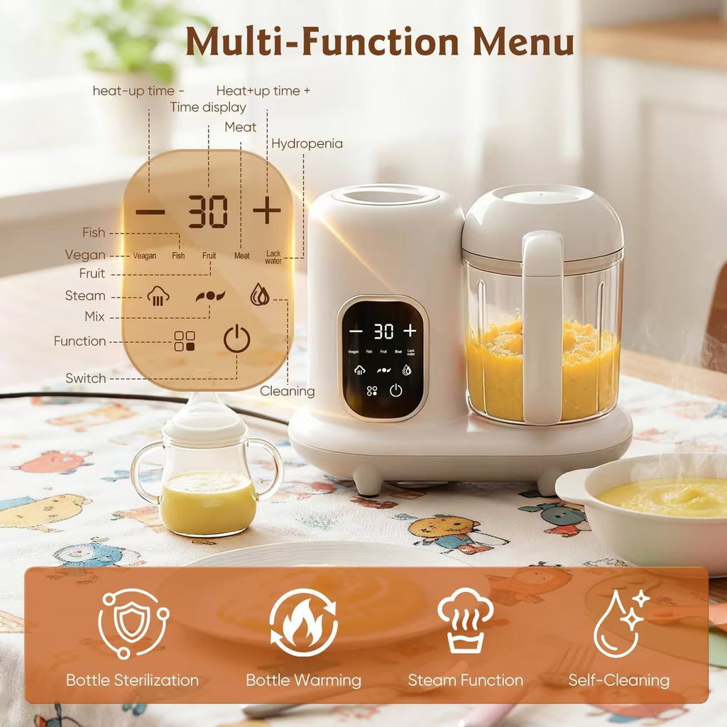 Baby & Me™ 4-in-1 Baby Food Maker & Bottle Warmer