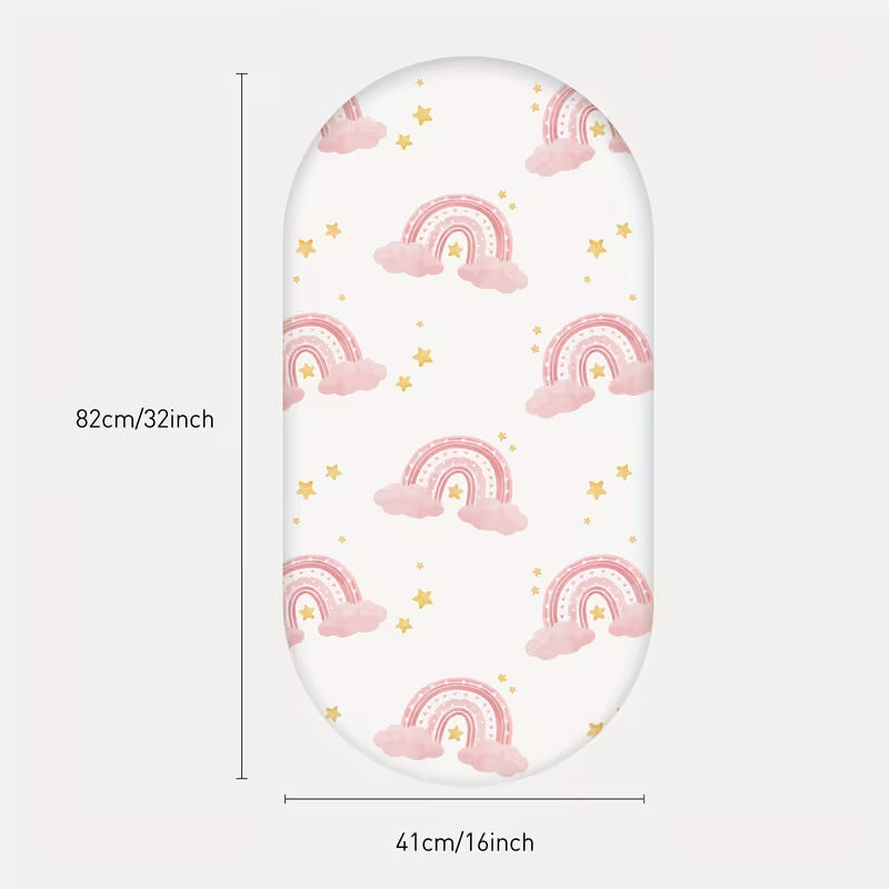Baby & Me™ Moses Basket Sheets – Blush Sleep Essentials