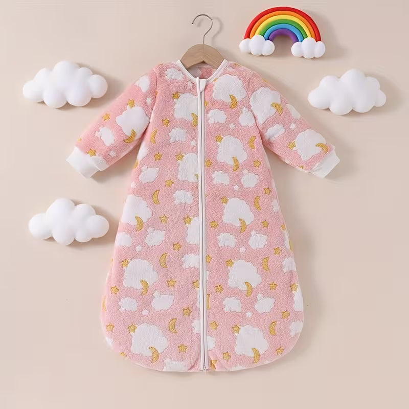 Baby & Me™ Teddy Baby Sleep Sack – Blush Sleep Collection