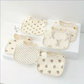 Baby & Me™ Soft Baby Bibs – Neutral Comfort Collection (6 Pack)