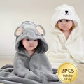 Baby & Me™ Soft Hooded Baby Towel – Neutral Comfort Collection