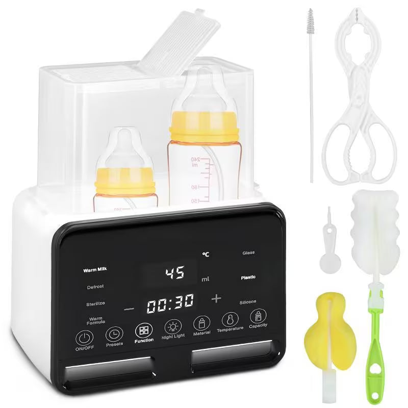 Baby & Me™ 9-in-1 Multi-Functional Baby Bottle Warmer + Steriliser