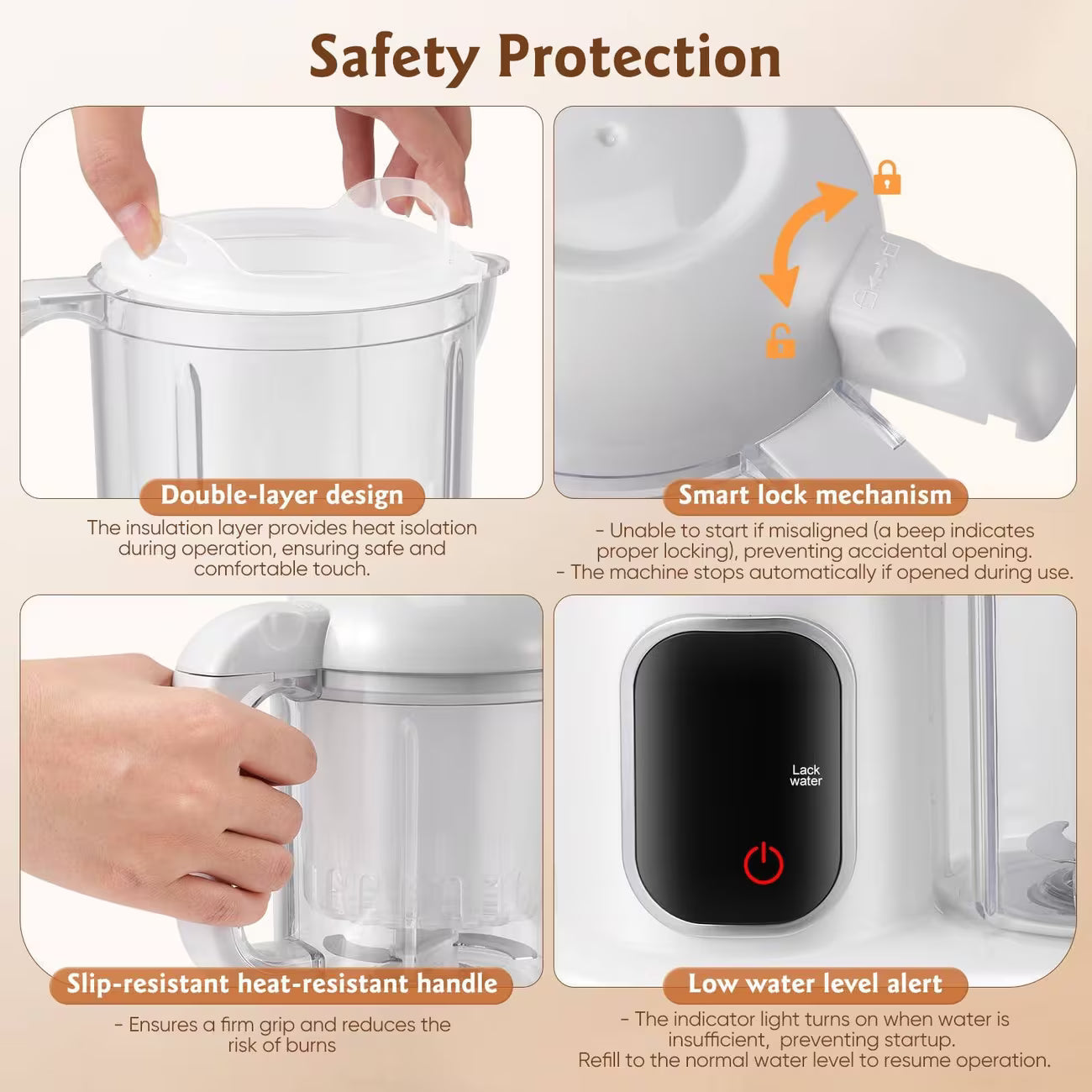 Baby & Me™ 4-in-1 Baby Food Maker & Bottle Warmer
