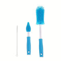 Baby & Me™ Soft Baby Bottle Brushes – Blue Comfort Collection