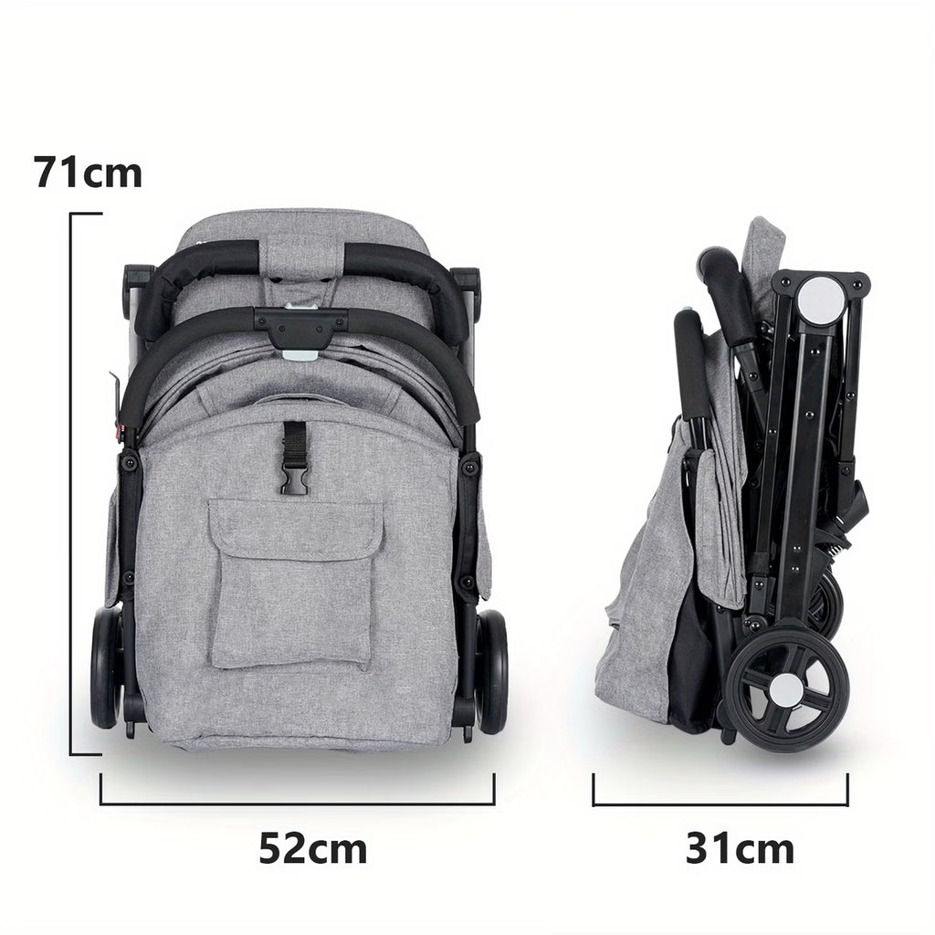 Baby & Me™ Lightweight Travel Pushchair – Compact One-Hand Fold