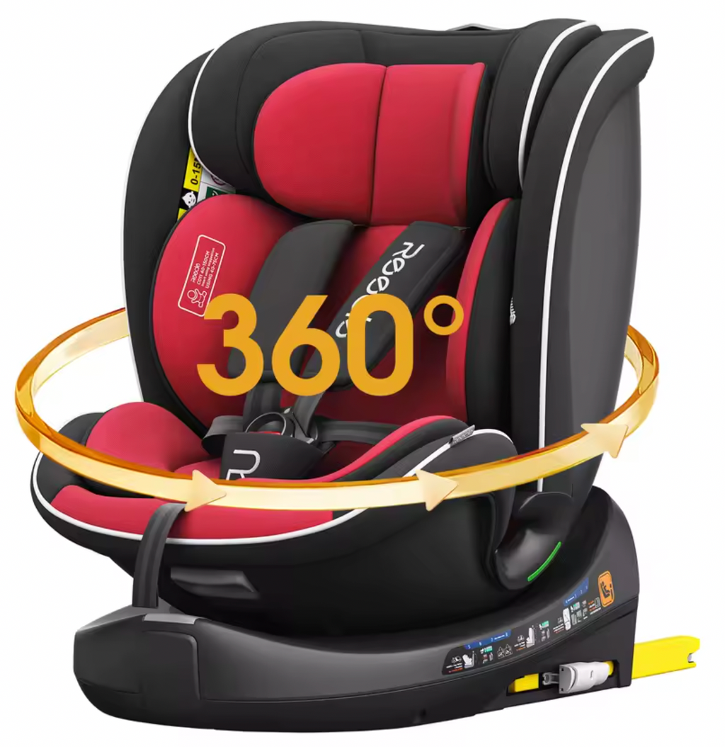 Baby & Me™ 360° Swivel I-Size Car Seat – ISOFIX Compatible (40–150cm)