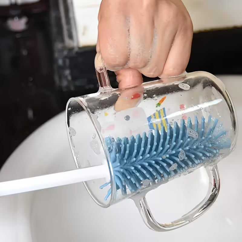 Baby & Me™ Soft Baby Bottle Brushes – Blue Comfort Collection